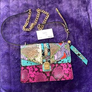 Snakeskin Aldo Crossbody Satchel